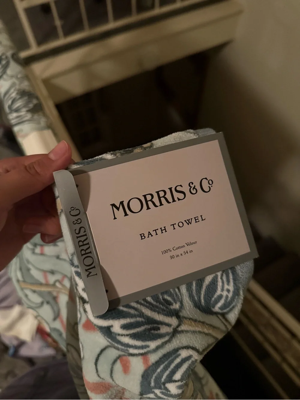 Morris & Co. Decorative Cotton Towels 2 PC